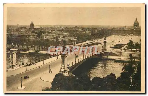 Ansichtskarte AK Paris Pont Alexandre III et l'Esplanade des Invalides