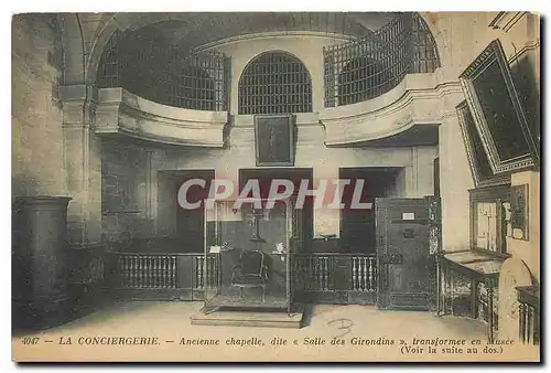 Cartes postales La Conciergerie Ancienne chapelle dite Salle des Girondes