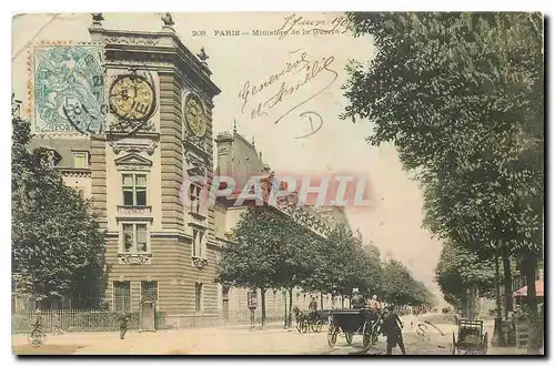 Cartes postales Paris Ministere de la Guerre