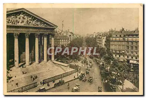 Ansichtskarte AK Paris La Madeleine et le Boulevard de la Madeleine