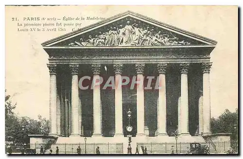 Cartes postales Paris Eglise de la Madeleine