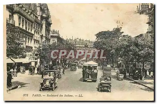 Cartes postales Paris Boulevard des Italiens