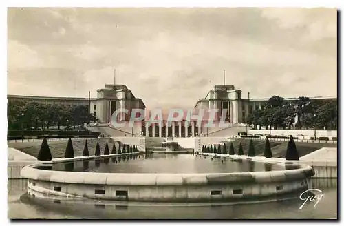 Ansichtskarte AK Paris et ses Merveilles Le Palais de Chaillot vu des jardins