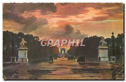 Cartes postales Paris l'Avenue des Champs Elysees