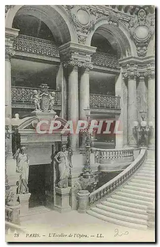 Ansichtskarte AK Paris l'Escalier de l'Opera