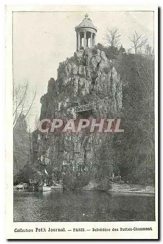 Ansichtskarte AK Petit Journal Paris Belvedere des Buttes Chaumont