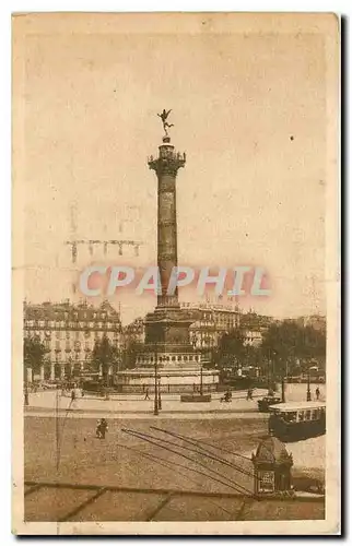 Cartes postales Paris Place de la Bastille