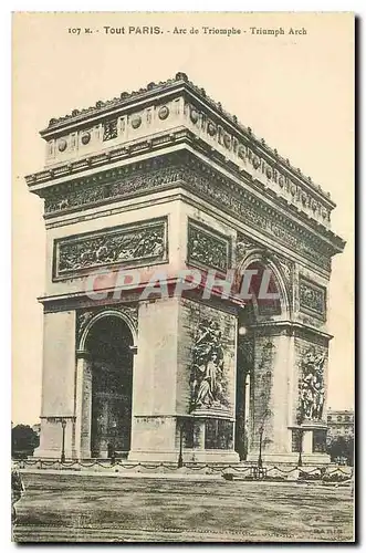 Ansichtskarte AK Tout Paris Arc de Triomphe