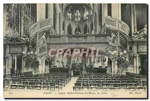 Ansichtskarte AK Paris Eglise Saint Etienne du Mont le Jube