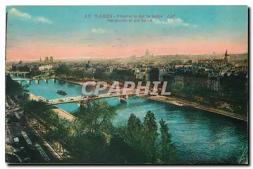 Cartes postales Paris Panorama sur la Seine