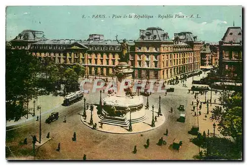 Cartes postales Paris Place de la Republique