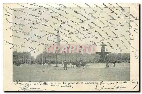 Cartes postales Paris La Place de la Concorde