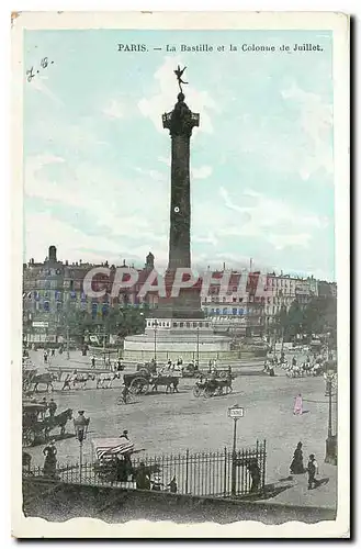 Ansichtskarte AK Paris La Bastille et la Colonne de Juillet