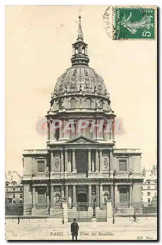 Cartes postales Paris Le Dome des Invalides