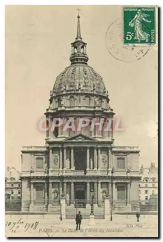 Cartes postales Paris Le Dome de l'Hotel des Invalides