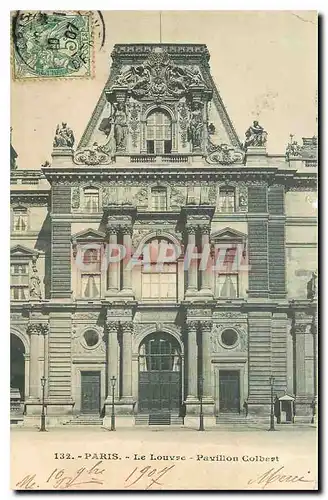 Cartes postales Paris Le Louvre Pavillon Colbert