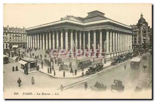 Cartes postales Paris La Bourse