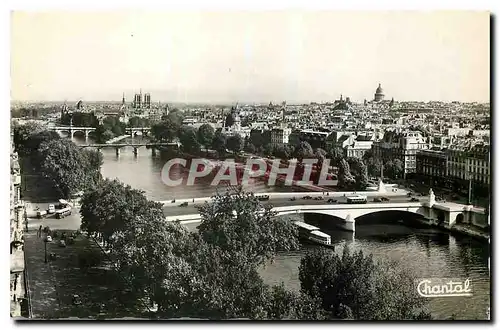 Cartes postales Paris La Pointe de la Cite et les Ponts