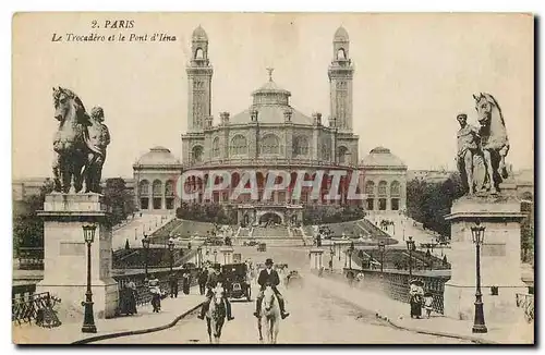 Ansichtskarte AK Paris Le Trocadero et le Pont d'Iena