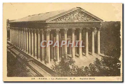 Cartes postales Paris La Madeleine