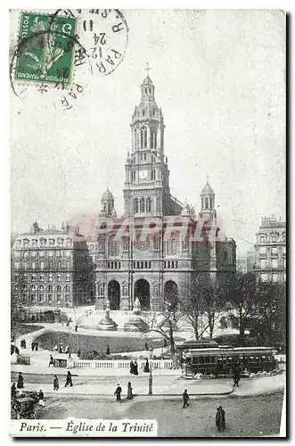 Cartes postales Paris Eglise de la Trinite