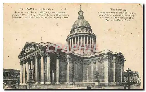 Cartes postales Paris Le Pantheon