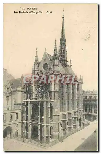 Cartes postales Paris La Sainte Chapelle