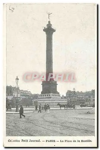 Ansichtskarte AK Collection Petit Journal Paris La Place de la Bastille