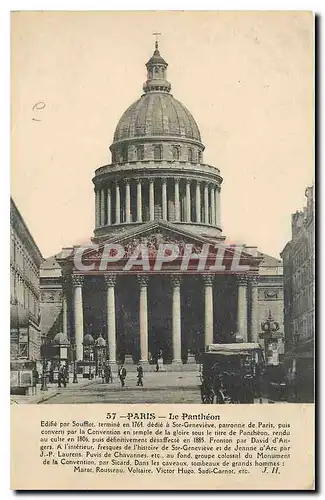 Cartes postales Paris Le Pantheon