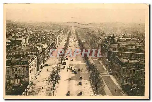 Ansichtskarte AK Paris en flanant L'Avenue des Champs Elysees vue de l'Arc de Triomphe