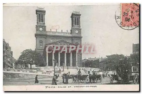 Cartes postales Paris Eglise St Vincent de Paul