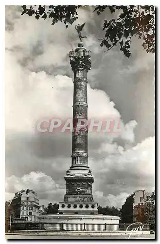 Cartes postales Paris et ses Merveilles Colonne de Juillet Place de la Bastille