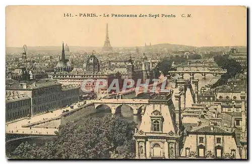 Cartes postales Paris Le Panorama des Sept Ponts