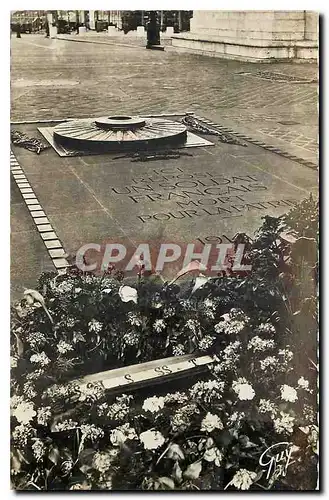 Cartes postales Paris et ses Merveilles Tombe du Soldat Inconnu sous l'Arc de Triomphe de l'Etoile