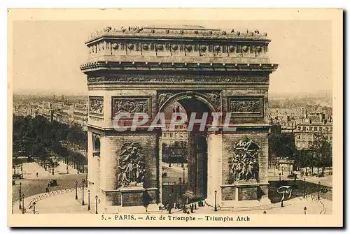 Cartes postales Paris Arc de Triomphe