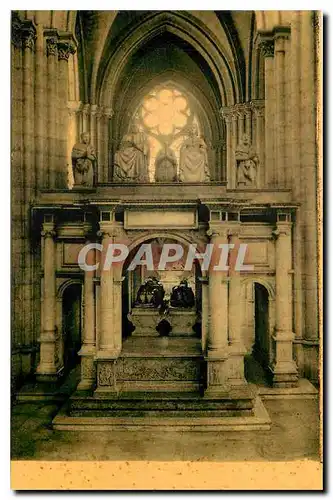 Cartes postales Delorme Philibert et Bontemps Pierre Tombeau de Francois I Saint Denis Eglise de l'Ancienne Abba