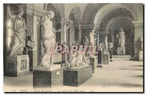 Cartes postales Paris Musee du Louvre La Salle de la Melpomene