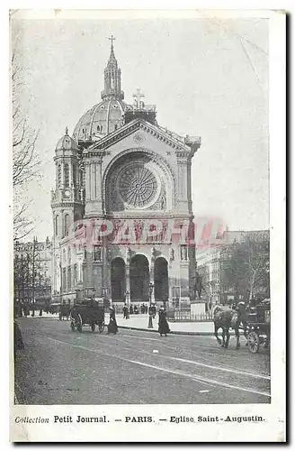 Cartes postales Collection Petit Journal Paris Eglise Saint Augustin