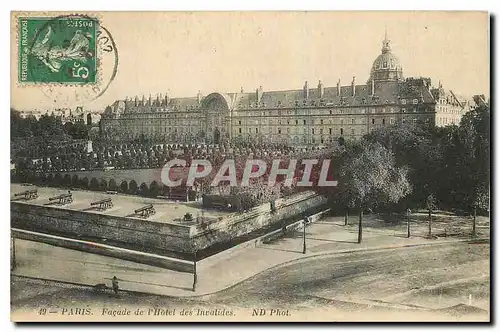 Ansichtskarte AK Paris Facade de l'Hotel des Invalides