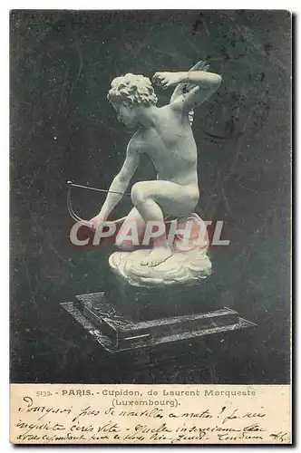 Cartes postales Paris Cupidon de Laurent Marqueste Luxembourg