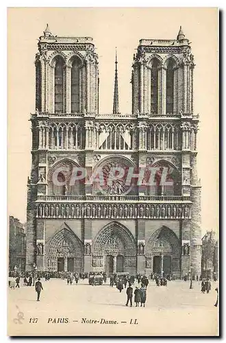 Cartes postales Paris Notre Dame