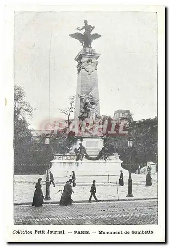 Ansichtskarte AK Collection Petit Journal Paris Monument de Gambetta