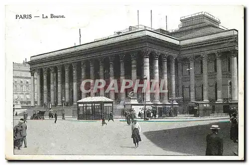 Cartes postales Paris La Bourse