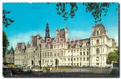 Cartes postales Paris et ses Merveilles L'Hotel de Ville et sa Place