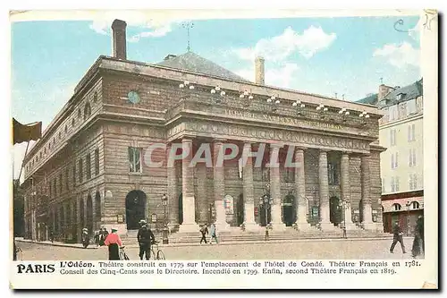 Cartes postales Paris L'Odeon