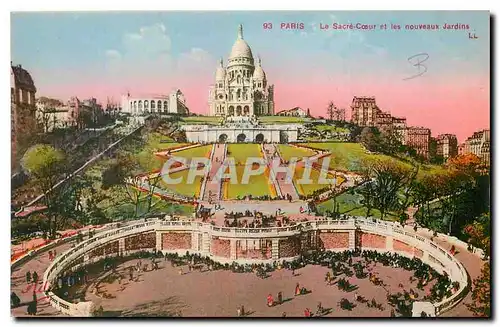 Ansichtskarte AK Paris Le Sacre Coeur et les Nouveaux Jardins