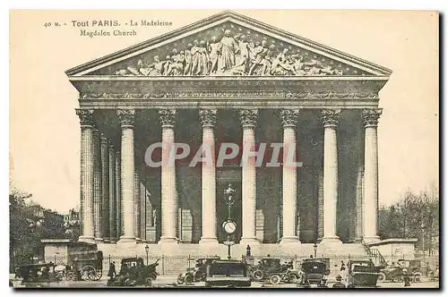 Cartes postales Tout Paris La Madeleine