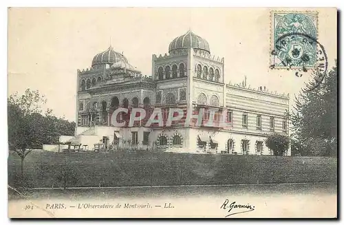 Cartes postales Paris l'Observatoire de Montsouris