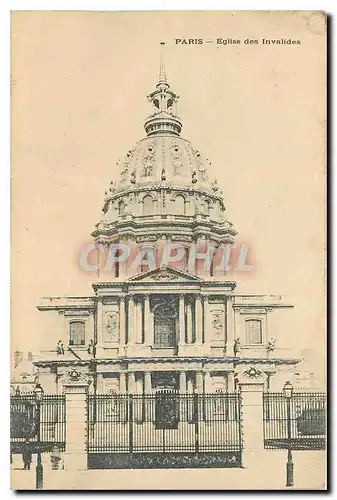 Cartes postales Paris Eglise des Invalides