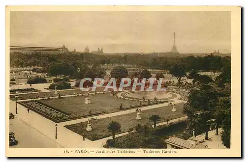 Cartes postales Paris Jardin des Tuileries